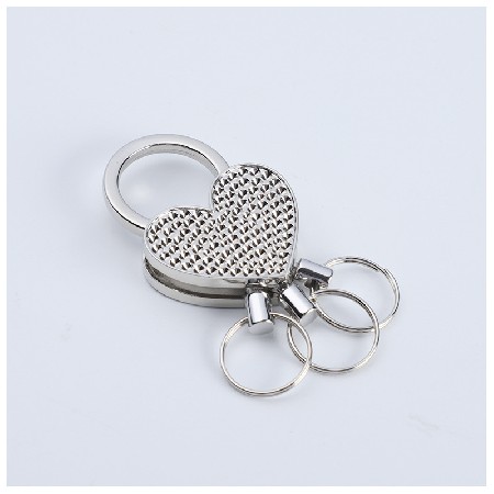 Creative three ring, five ring, multi ring keychain, circular hanging ring keychain, practical and personalized keychain